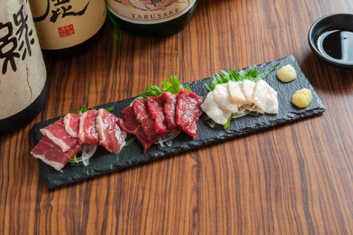 熊本直送 馬刺し 三種盛り