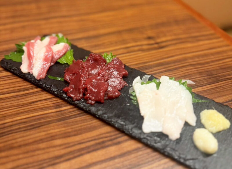 熊本直送 馬刺し 三種盛り